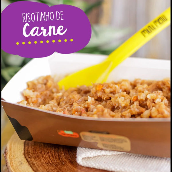 Risotinho de carne com sal