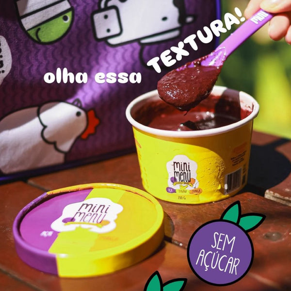 Açaí com Morango e Tâmara
