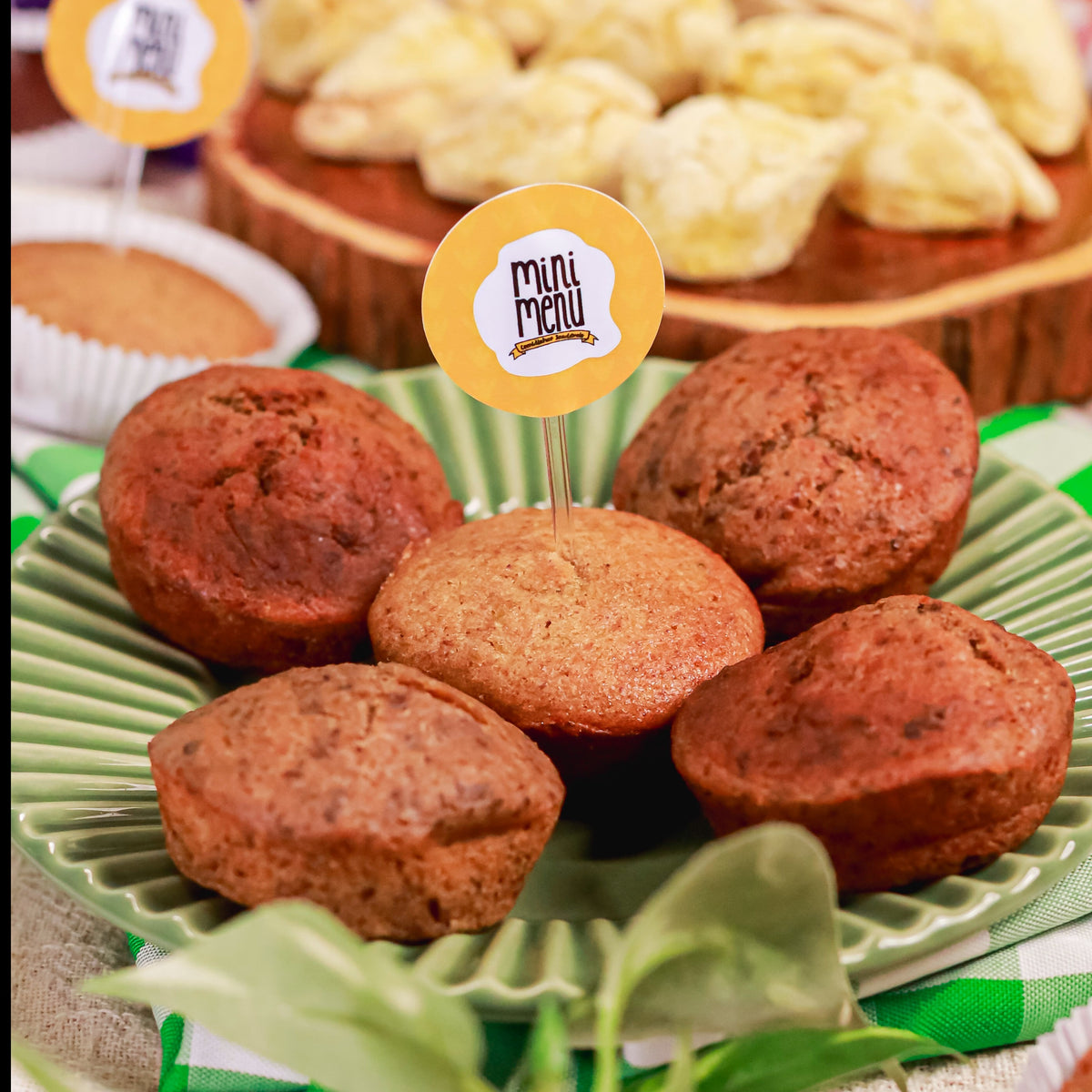 Bolinho de banana para bebês