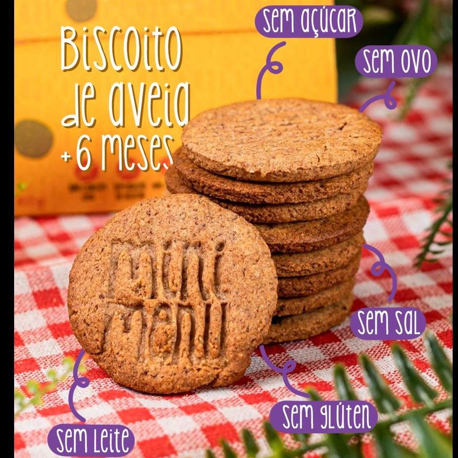 Biscoito de aveia para bebês