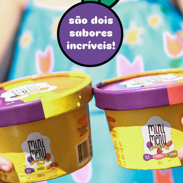Açaí com Banana e Manga